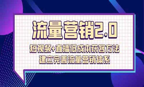 短视频+直播低成本获客技术